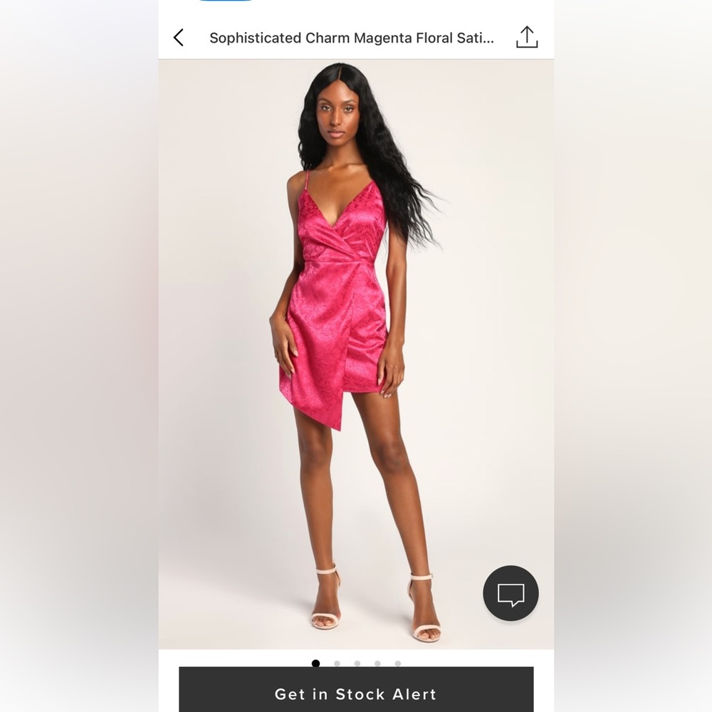 Lulus pink dress size M
